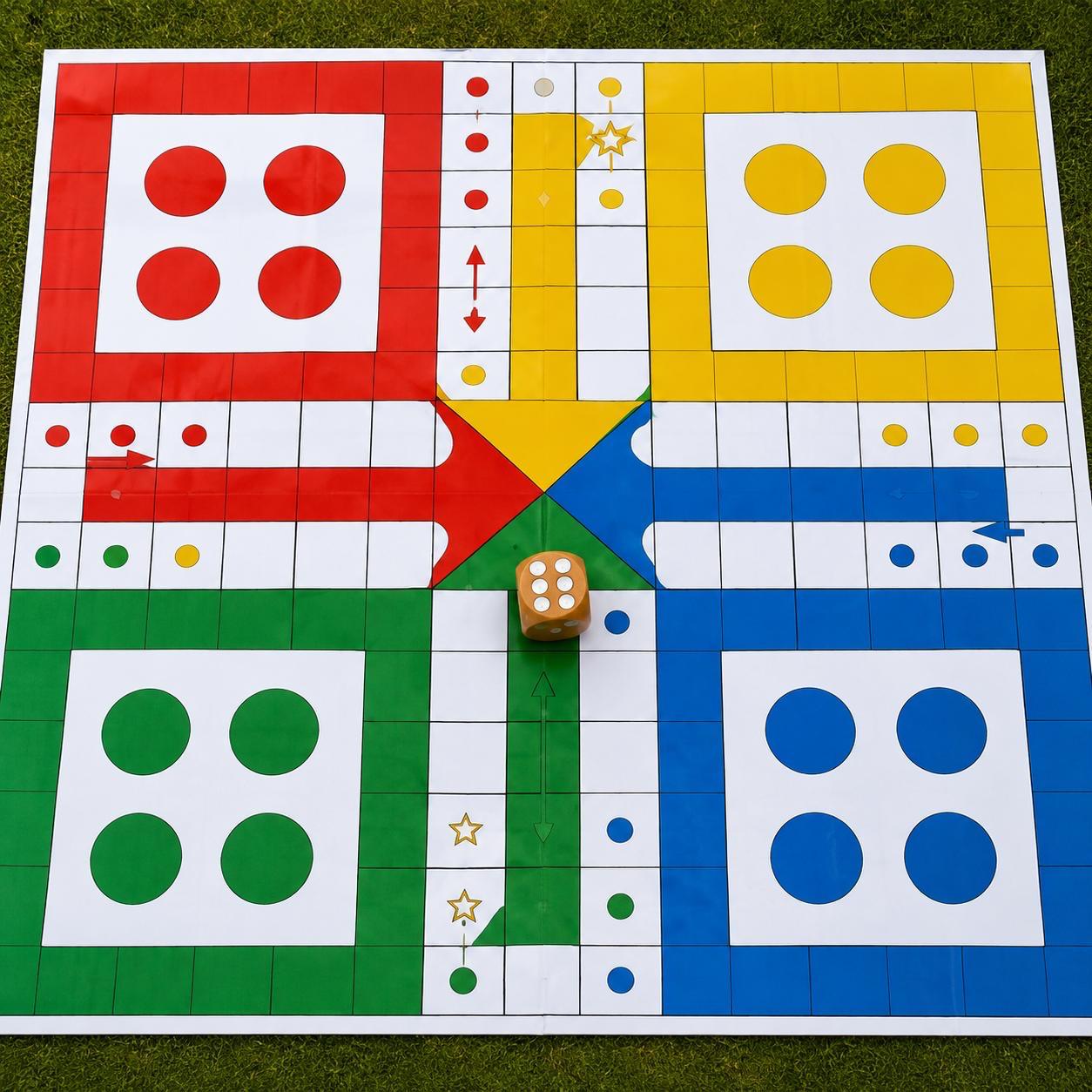 Giant Human - Sized Ludo Mat