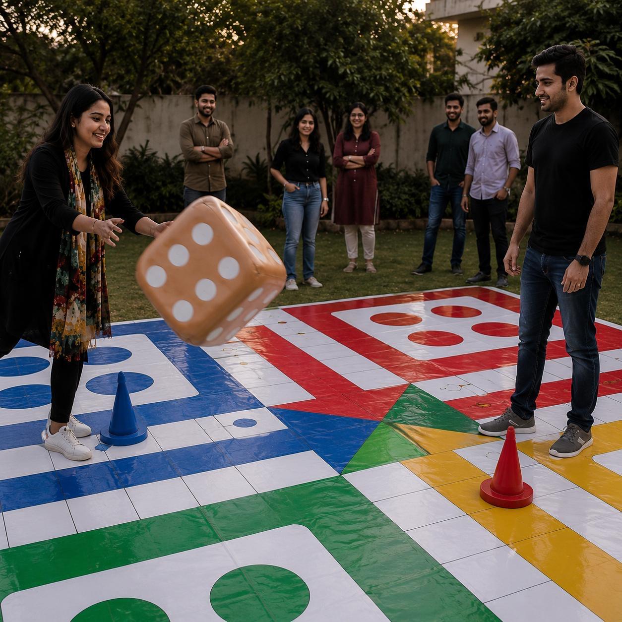 Giant Human - Sized Ludo Mat