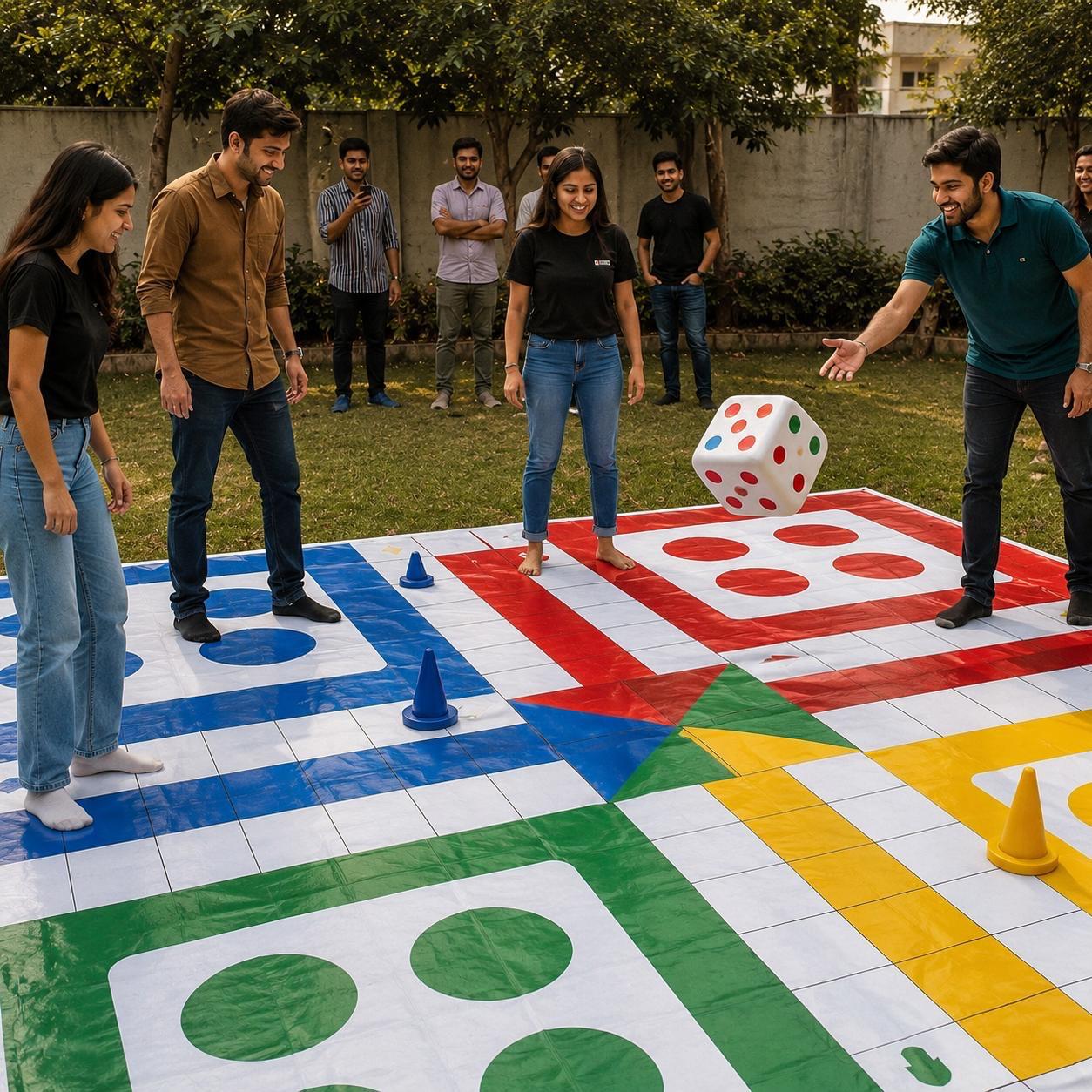 Giant Human - Sized Ludo Mat