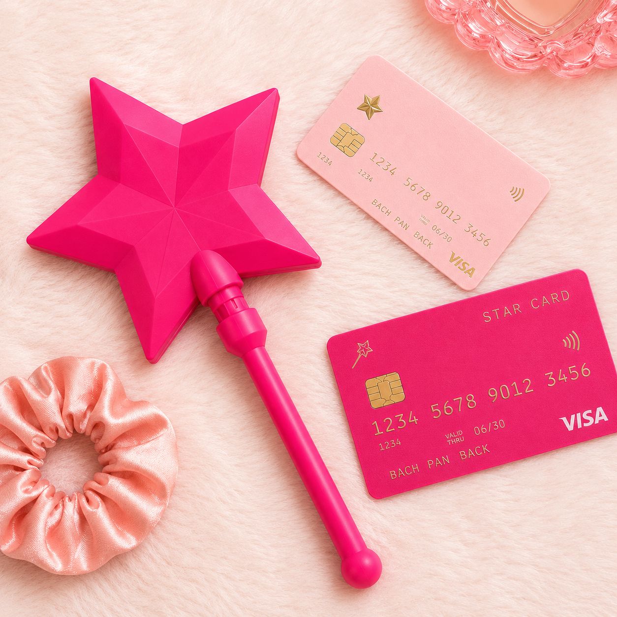 Star Swipe Wand Card Holder
