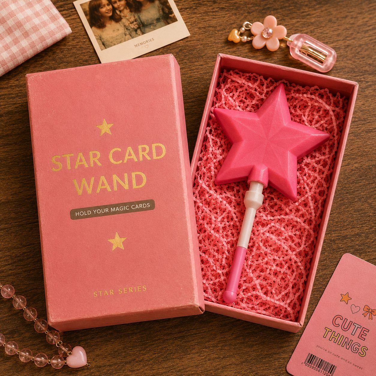 Star Swipe Wand Card Holder