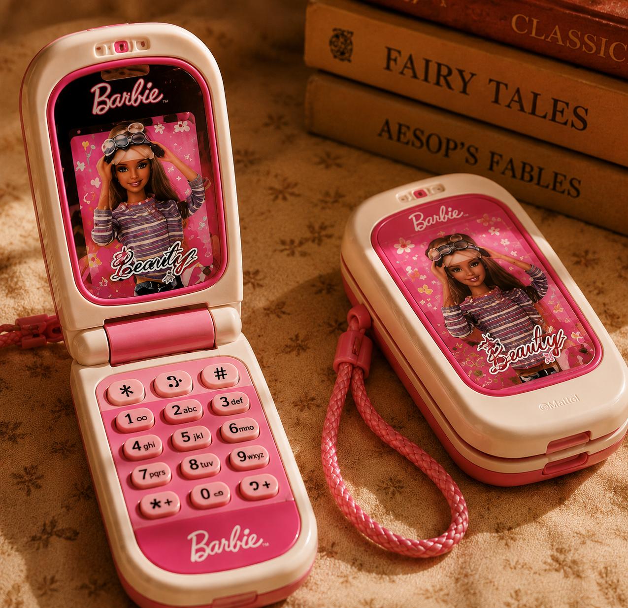 Barbie Flip Phone